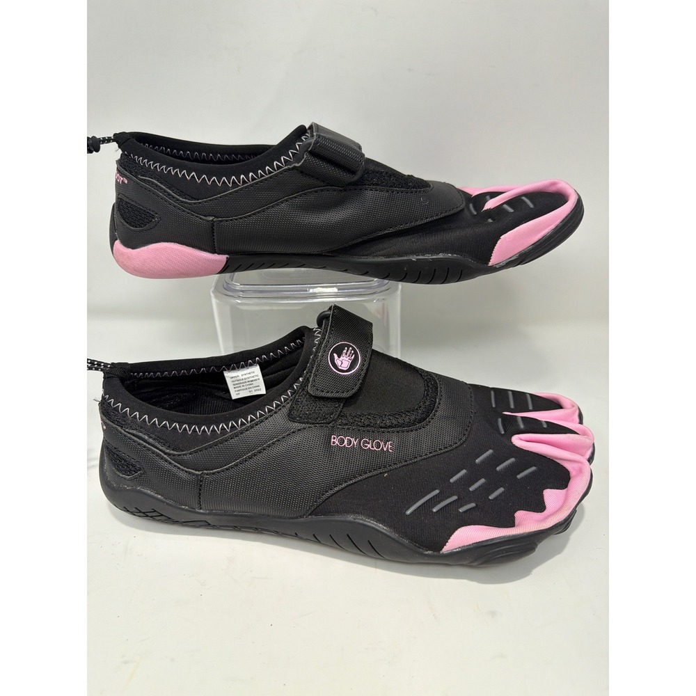 Body Glove Water Shoes Barefoot 3 Black Pink Womens Size‎ 10 Aqua Socks